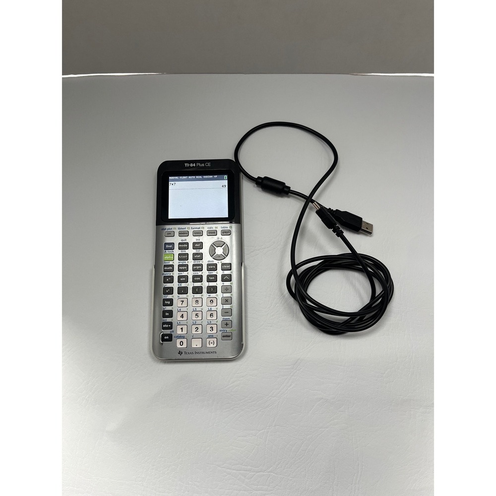 Texas Instruments TI-84 Plus CE Graphing Calculator Silver